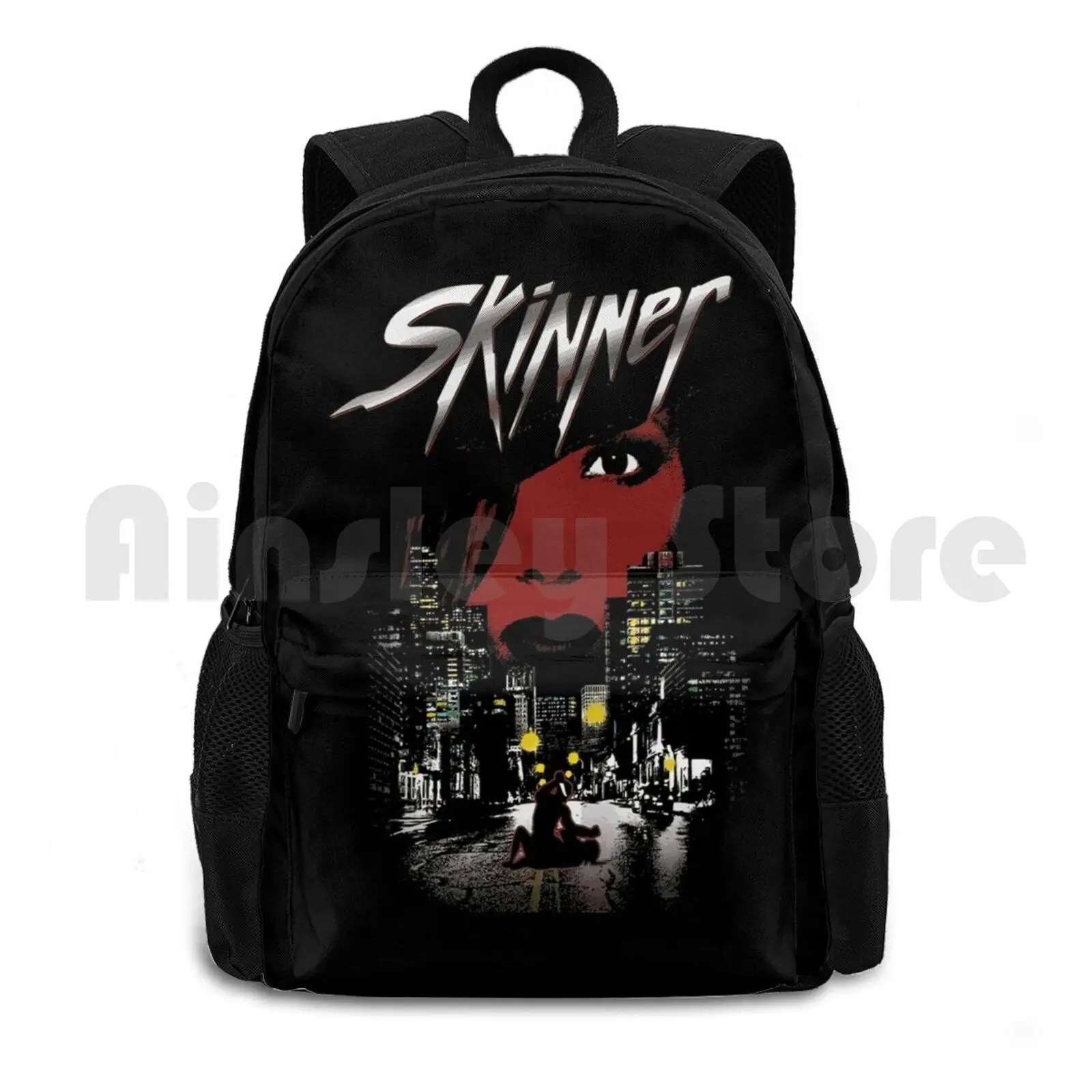 

Skinner ( 93 ) Outdoor Hiking Backpack Waterproof Camping Travel Vintage Retro Horror Terror Horror Terror Movies 90s Cult