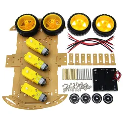 Kit de chassi de carro inteligente robô 2019/2wd, codificador de velocidade para arduino 51 m26, faça você mesmo, educação, kit de carro inteligente para crianças, estudantes