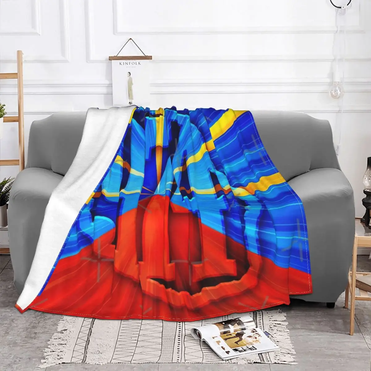 974 - Mavli - Reunion Island Flag Blanket Bedspread Bed Plaid Bedspread Beach Cover Blanket Hoodie Blankets And Diapers