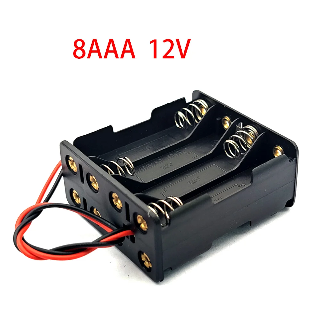 AAA Battery Box AAA Back To Back Battery Holder AAA Battery Case AAA Box AAA Battery Storage Box With Wire Leads 6V 9V 12V