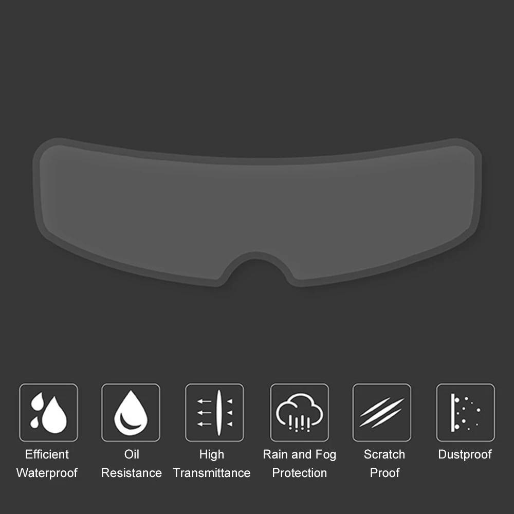 

Мотоциклетный шлем Водонепроницаемая пленка для объектива универсальная прозрачная фотопленка для шлема противотуманная пленка козырек защитная пленка