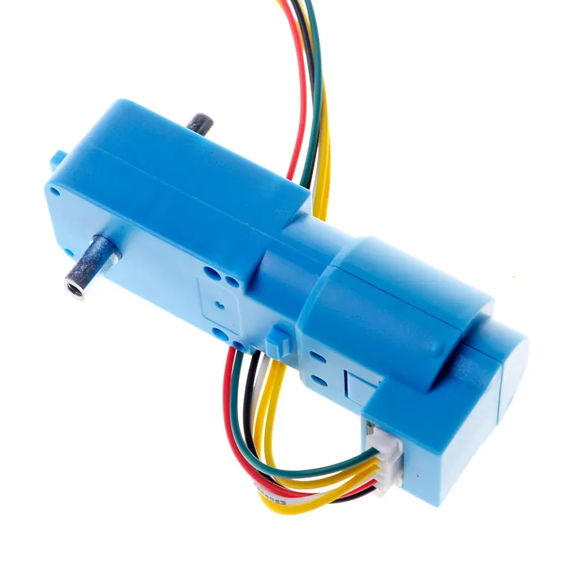 Motor TT con codificador Hall para Arduino Raspberry Pi 3-6V, caja de engranajes de doble eje, Motor eléctrico de CC, piezas de juguete de vástago
