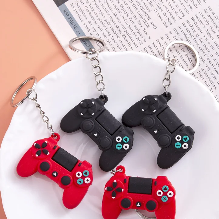 DIY Diverse Keyring Car Mirror Accessory Game Machine Keychain & Keyring Cute Gamepad Joystick Key Chain Car Hanging