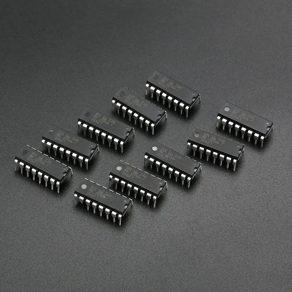 10Pcs L293D Dip 16 Pin Ic Stappenmotor Drivers Controllers