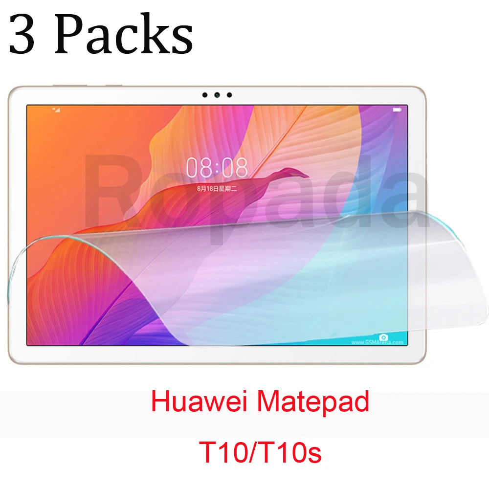 3 Packs soft PET screen protector for Huawei Matepad T10 T10s T 10 10S protective tablet film