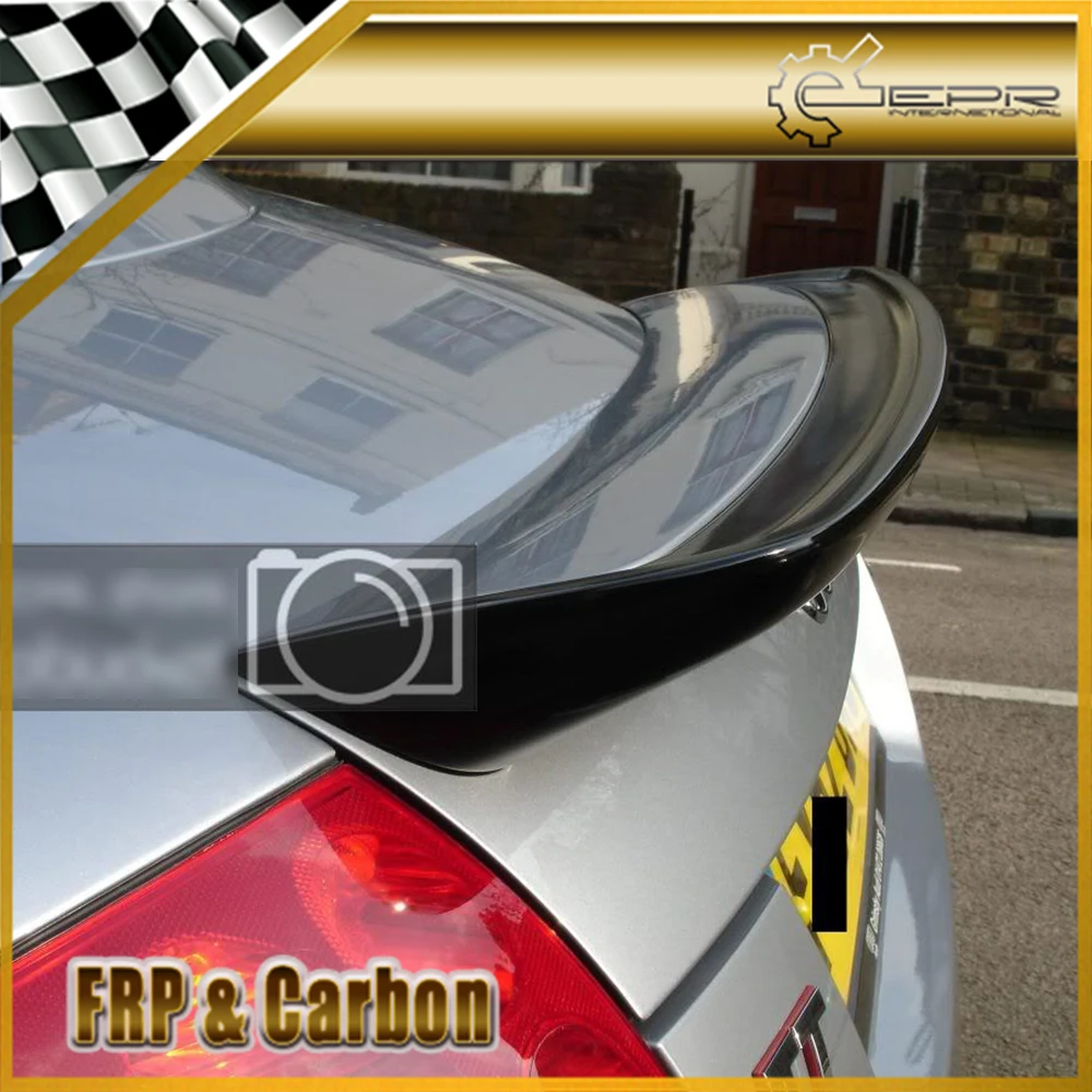 Car styling For Audi TT MK1 Type 8N Carbon Fiber Ducktail Spoiler Add on Body Kit Tuning For TT MK1 Rear Wing Lip Trim