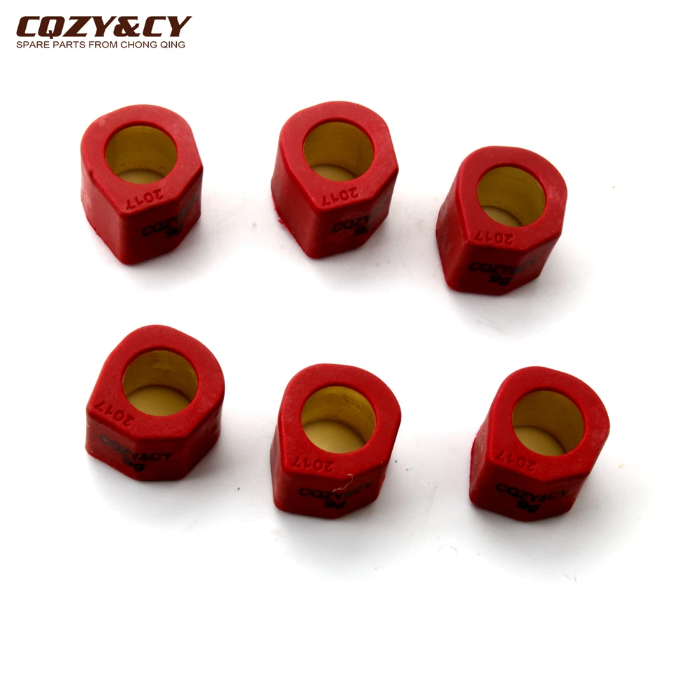 6PC Racing Roller Set Weight 20x17mm 9g 11g 13g 15g For Bmw C1 125 200