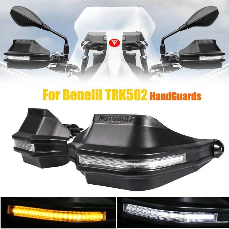 TRK502 HandGuards Motorcycle Hand Guard Protector Shield Windproof Handlebar HandGuards Protection For Benelli TRK 502 TRK-502