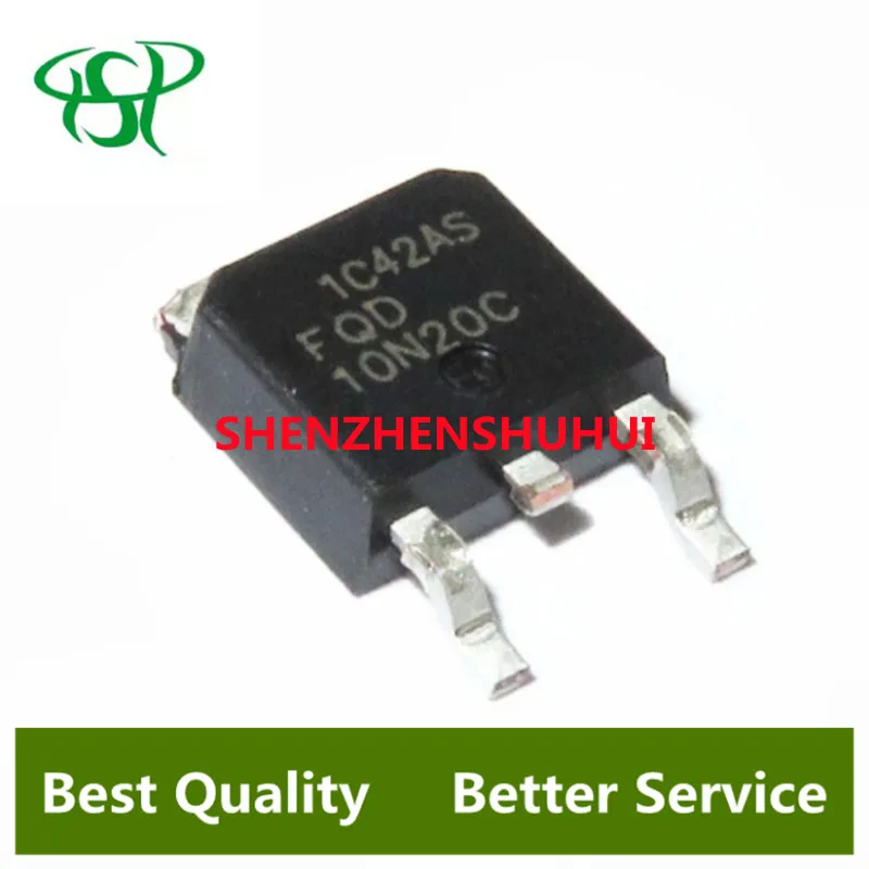 

10pieces FQD10N20C 10N20C MOS 10A 200V TO-252