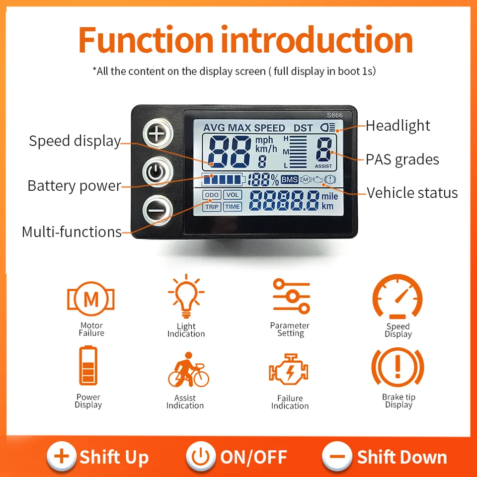 Digitallyページ 電動自転車変換キット,電動自転車用インテリジェントコントローラー