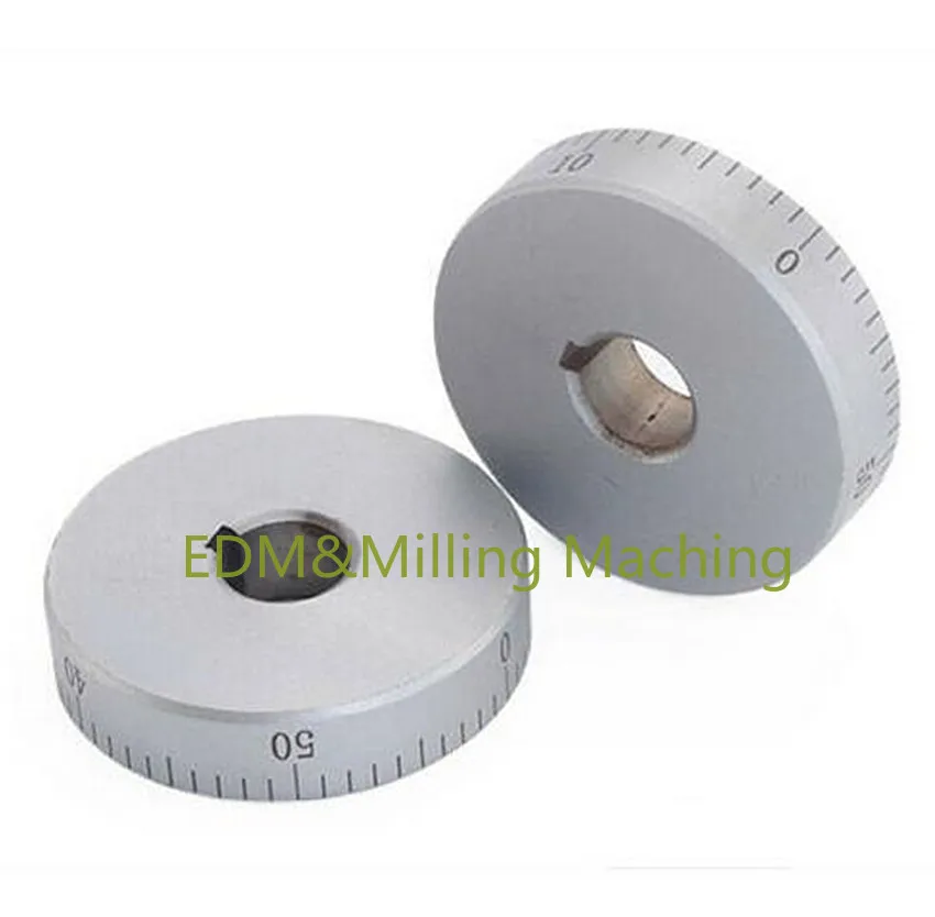 1PC CNC Milling Machine 0-50mm Lathe Small Scale Metal Ring Dial C6132 For Mill Part