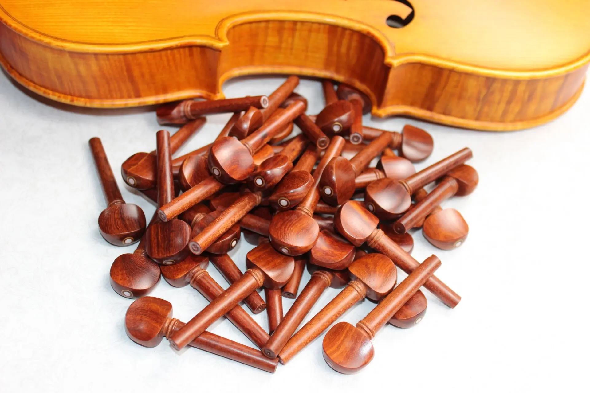 52 pcs high quality 4/4 full size rosewood Violin pegs