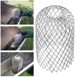 Gutter Guard Filters 3 Inch Expand Aluminum Filter Strainer Stops Blockage Leaf Drains Debris Drain Net Cover Gardening Tools