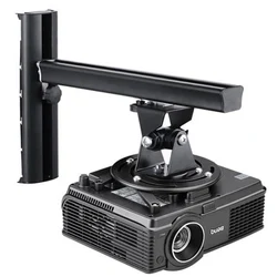 ALUMINUM universal projector wall bracket ceiling mount rack for 3 holes 4 holes projector full motion move horizontal vertical