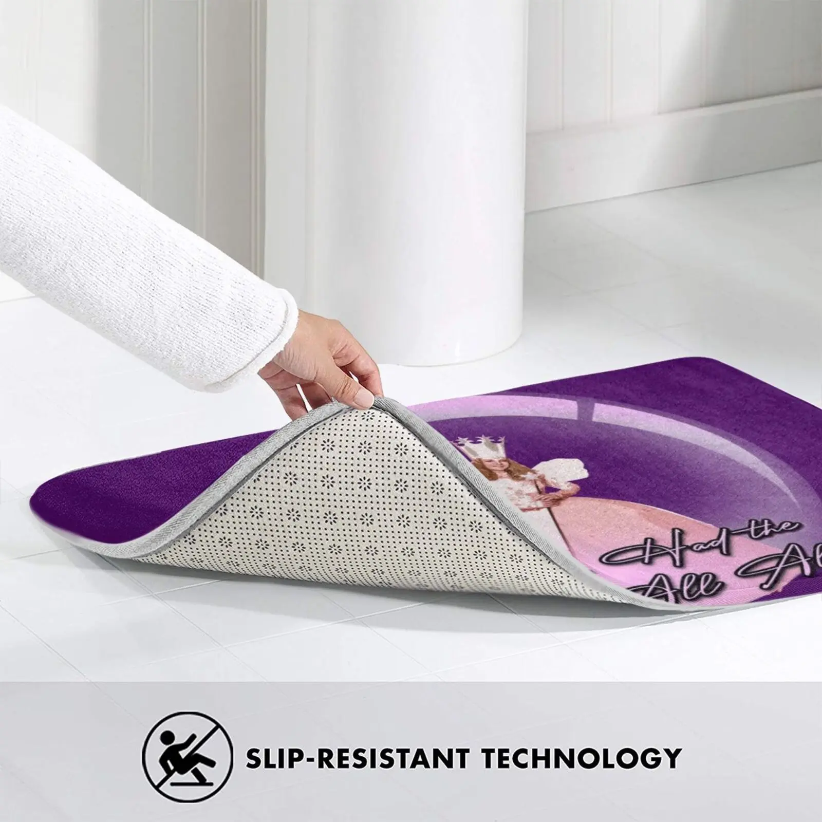 لقد حصلت على القوة بساط ناعم غير قابل للانزلاق وسادة سجادة ساحرة جيدة دوروثي أوز جاليندا جليندا جليندا المنزل الجيد