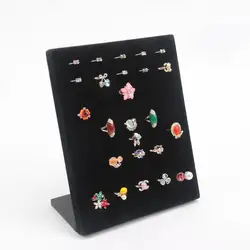 New Arrival Jewelry Stand Free Shipping L-shaped Rings Necklaces Jewelry Display Stand Shelf Showcase Fingers Rings Holder Rack