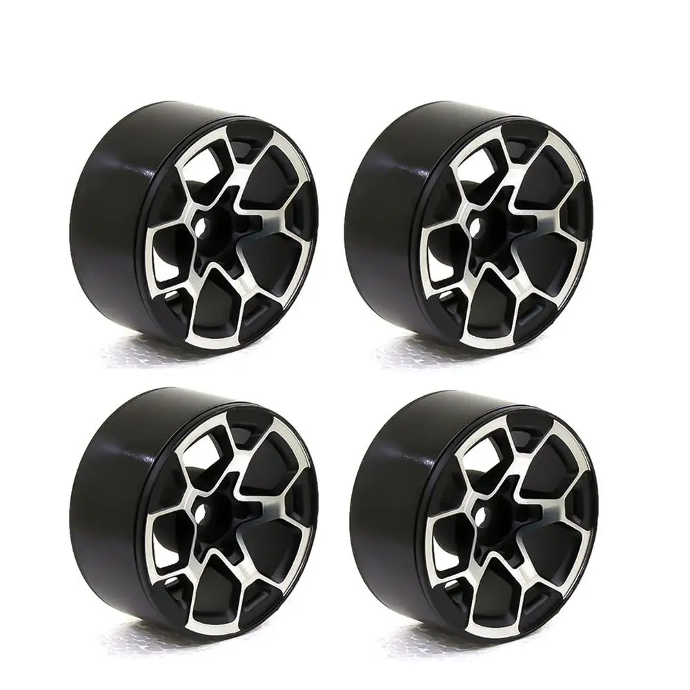 

The New Enron Metal 1.9" Beadlock Rim Wheel Hub 4pcs Is Suitable For 1/10 Rc Crawler Car Axle Scx10 90046 Trax For TRX4