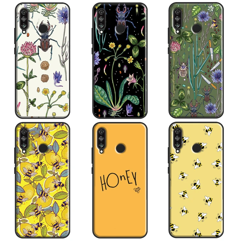 Midsummer  bee garden honey guards For Huawei P20 Lite P10 P40 P30 Pro Case For Huawei P Smart 2019 Z Mate 20 10 Lite Funda