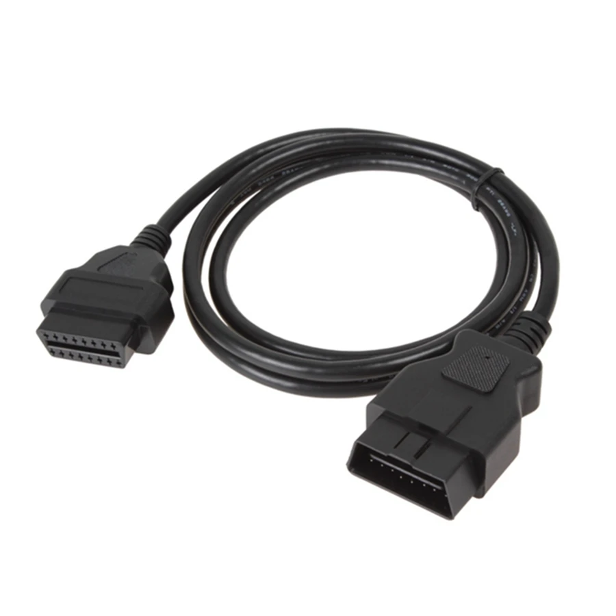 Car OBD2 Extension Cable 16 Pin OBDII OBD 2 EOBD Extend 16pin Female to Male Connector for Car Diagnostic Tool 150CM