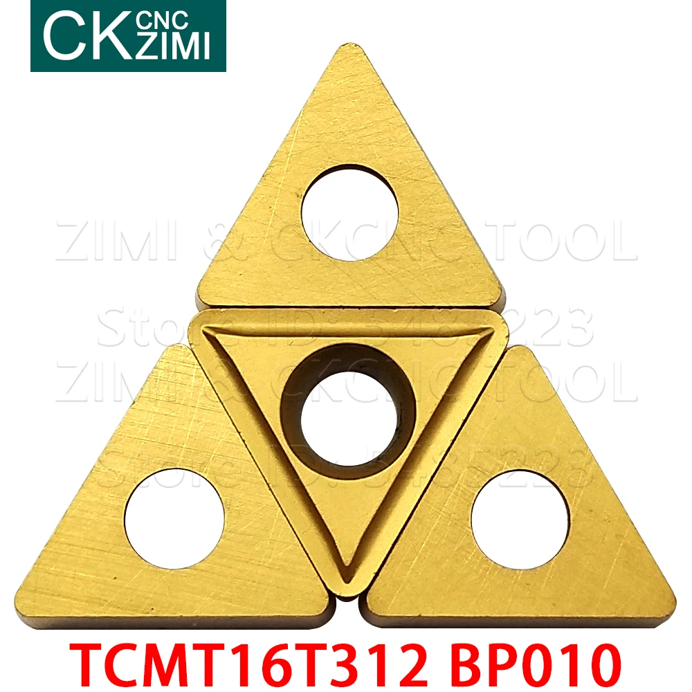 Ferramentas de inserção giratória externa, ferramentas de torno cnc tcmt32, 10p bpbp010 tcmt32 53 para aço inoxidável