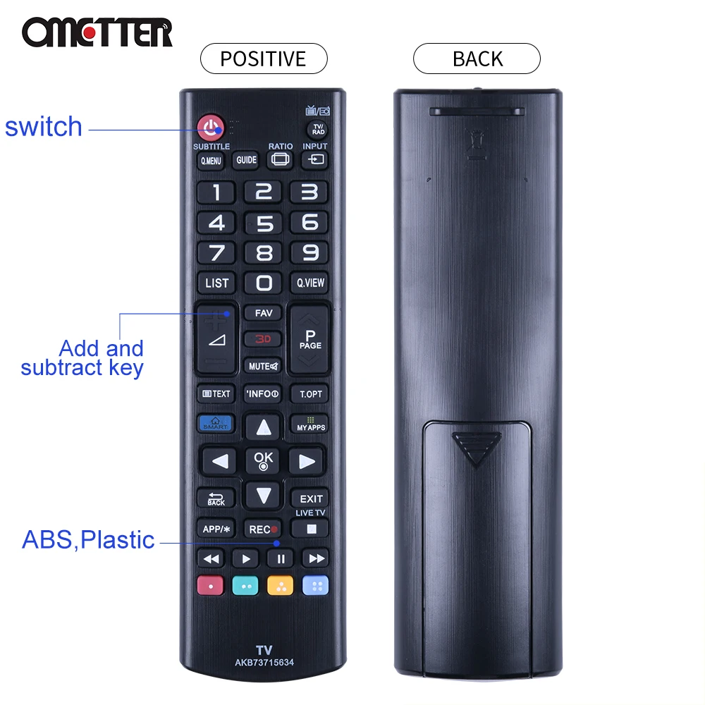 Пульт дистанционного управления для ЖК-телевизора LG AKB75095307 AKB75095308 AKB75095330 AKB75375604 AKB73715682 AKB75055702 AKB74475411