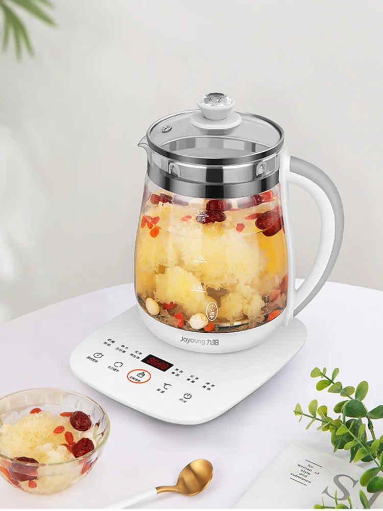 

TT Health Pot Office Small Automatic Thickened Glass Health Care Household Multi-Functional Tea Brewing Pot Milk Warmer