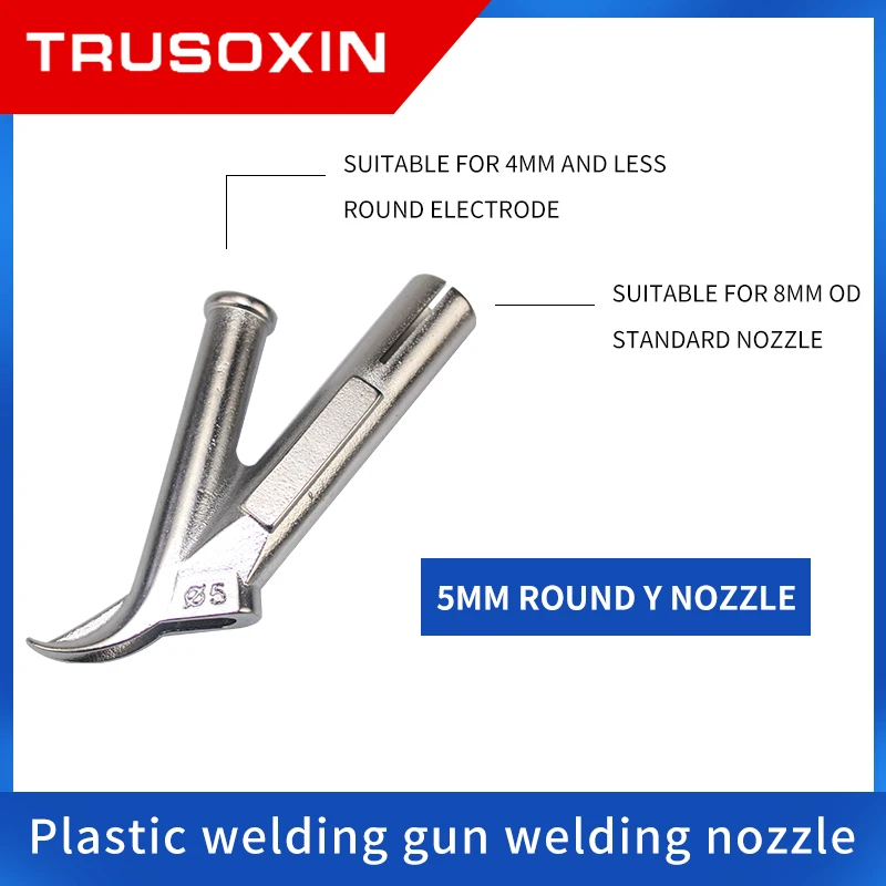 

5mm/8mm Speed Welding Nozzle Round/Triangular Welding Tip For Plastic Vinyl Welder 1pc 7X8 8X9 4X6 5X7