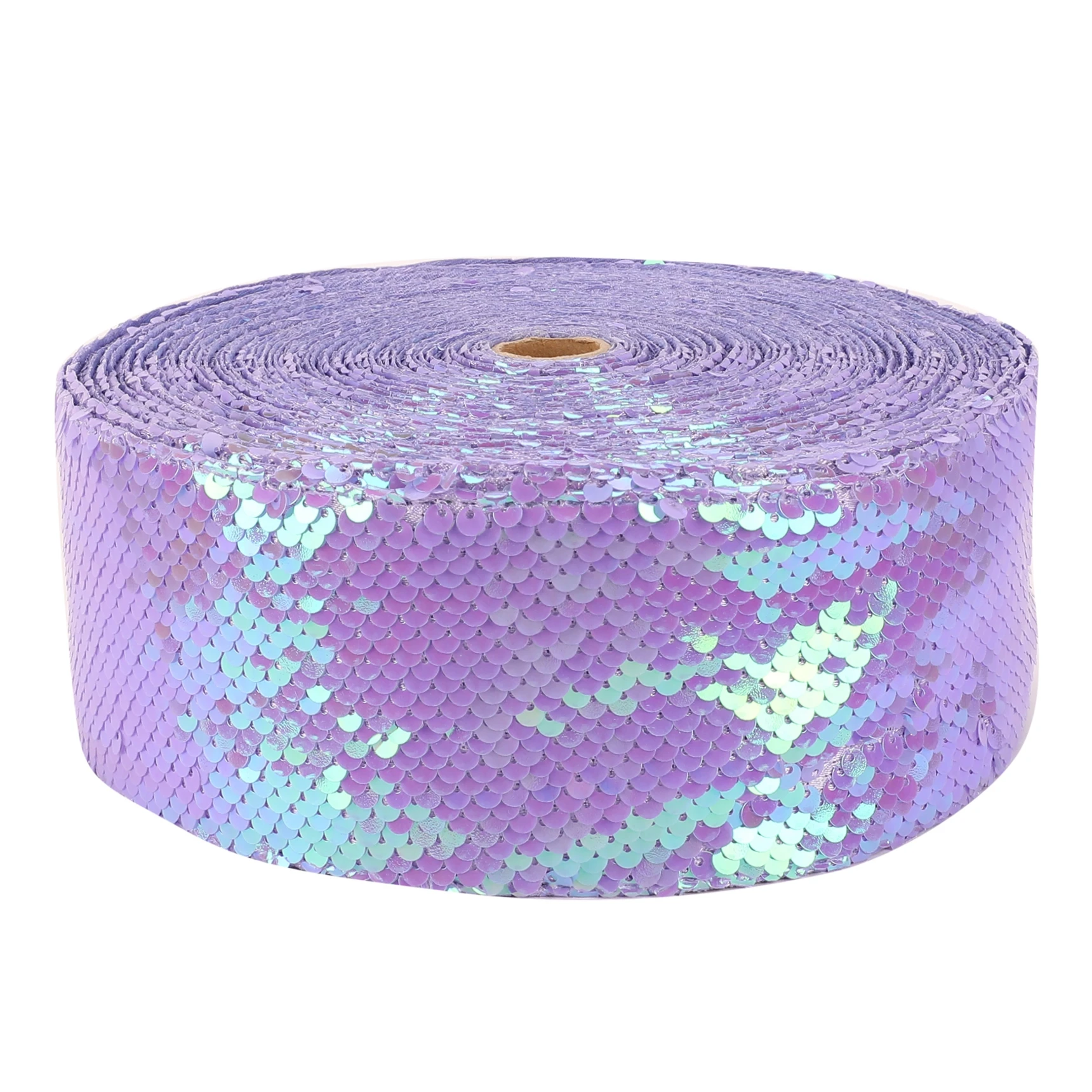 HSDRIBBON 3 inch 75MM HSD-Genuine make New colorful Sequin Reversible Sequin Ribbon 25Yards/Roll