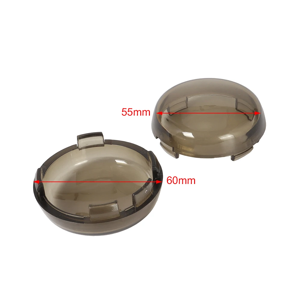 2pcs Turn Signal Indicator Light Lens Cover For Harley Touring Road King Sportster XL 883 1200 Iron 883 Softail Heritage Dyna