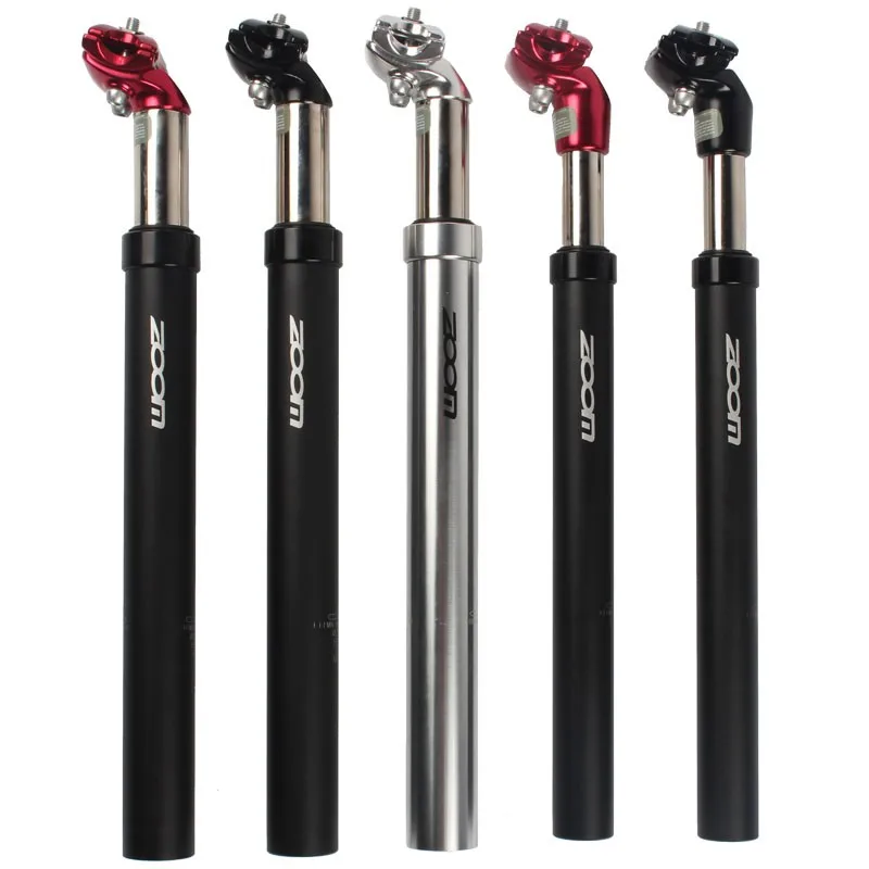 ZOOM  Bike Damping Seatpost Spring Suspension  Seatpost 27.2/30.9/31.6mm MTB Road Bike Bicycle Aluminum Alloy Seat Post Seat Tub