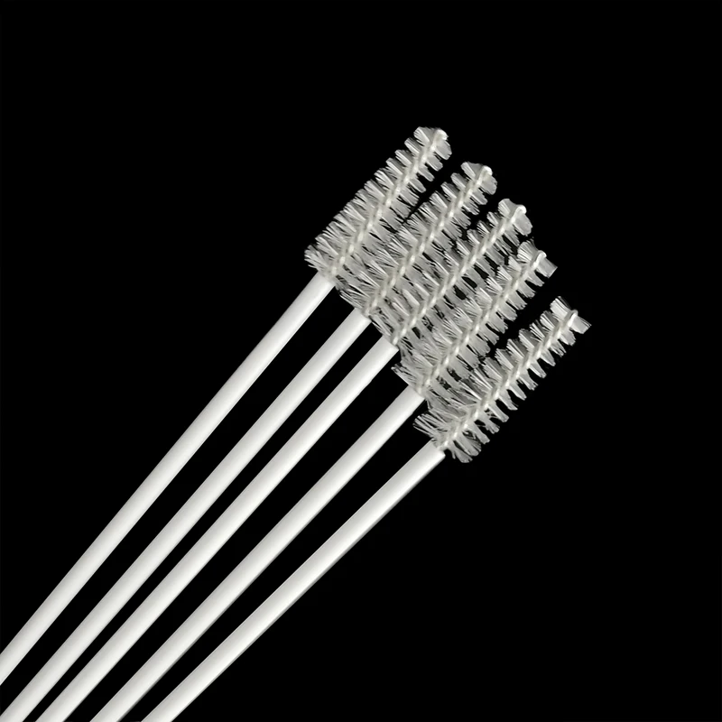 5 Pcs White Stick Straw Brush Pacifier Brush Pipe Brush Soft Apply To 3-7mm Pipeline High-quality Straw Cleaning Tool