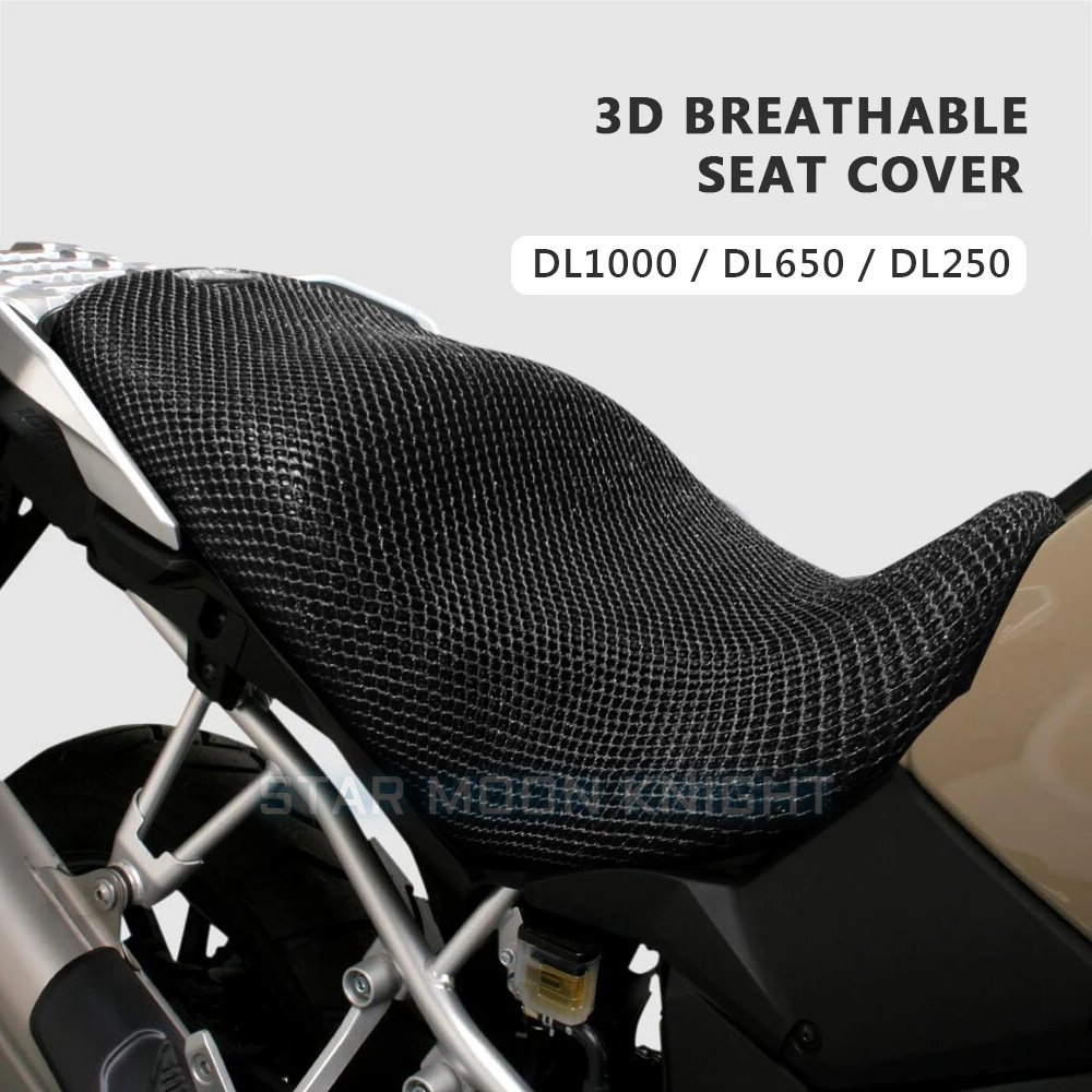 Motorcycle Protecting Cushion Seat Cover For Suzuki V-Strom VStrom DL1000 DL650 DL250 ​Fabric Saddle Seat Cover Accessories