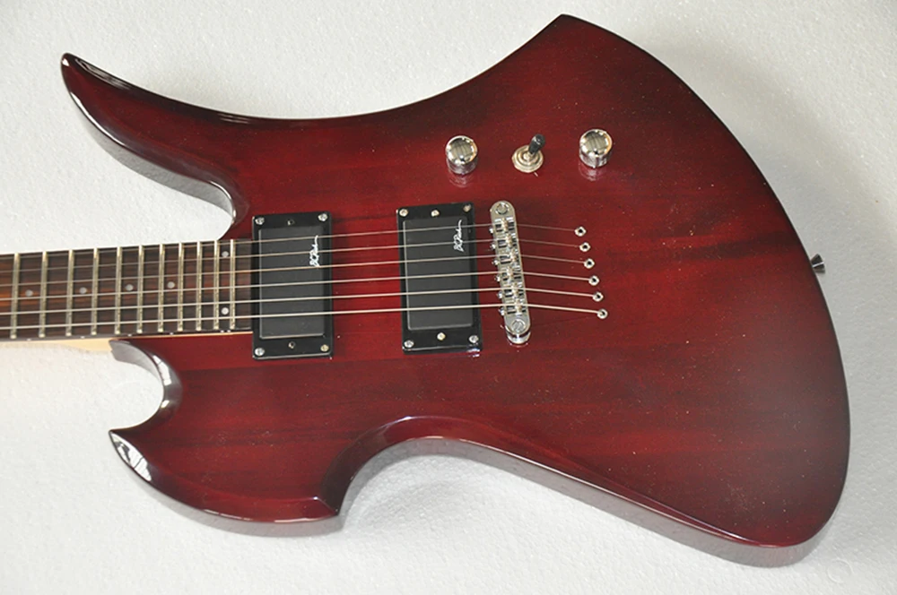 Free Shipping 6 Strings Wine Red Electric Guitar with 24 Frets,Rosewood Fretboard