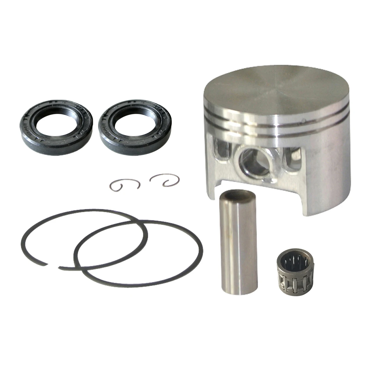 Chainsaw Piston Rings Oil Seals Pin Bearing Kit For STIHL 025 MS250