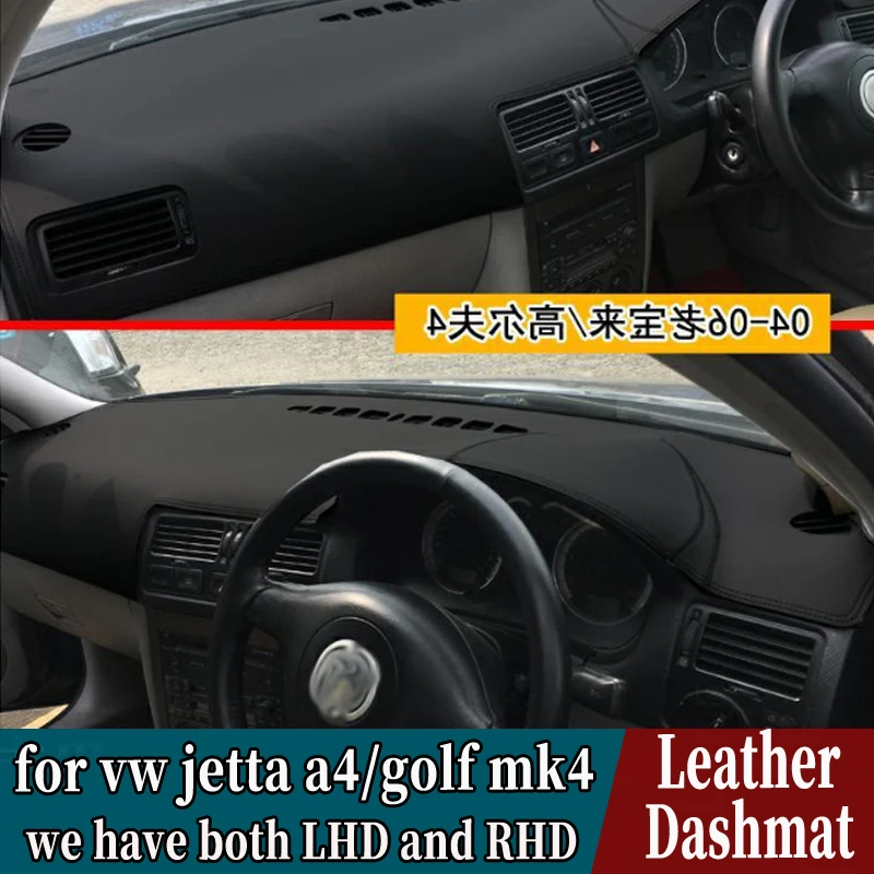 

PU Leather Dashmat Dashboard Cover Mat Carpet Car-Styling accessories For Volkswagen VW jetta A4 GTI for Volkswagen golf MK4