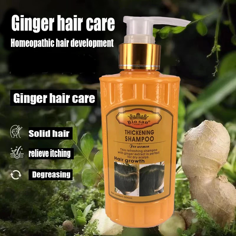 Hair Growth Shampoo For Women, Anti-Loss, Ginger, Super Gentle Shampoo, Effective Care And Repair, Thick Hair Growth 300ml