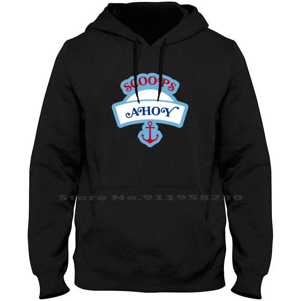 

Scoops Ahoy Men Women Hoodie Sweater 6XL Big Size Cotton Ice Cream Indiana Sailor Scoop Cream Oops Mood Ahoy Fun Ana Ps Op