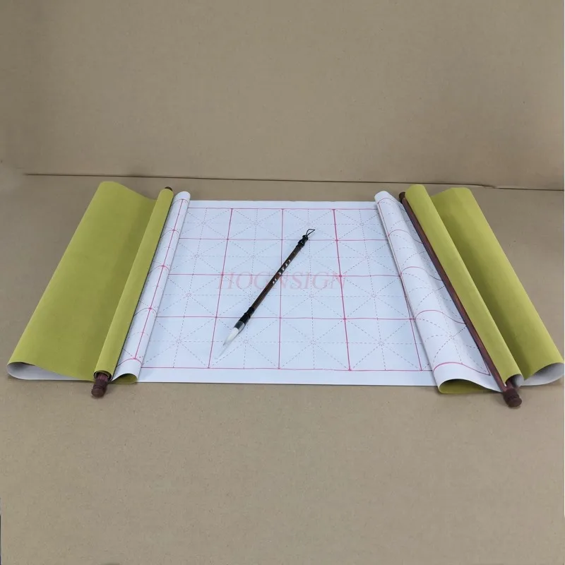 Students present Magic Water Writing Cloth Gridded Notebook Mat Practicing Chinese Calligraphy magic water paper