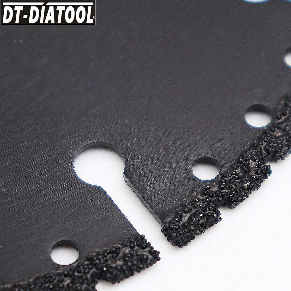 DT-DIATOOL 1pc Dia 125mm/5 "Vacuümgesoldeerde Diamant Zaagblad Alle Doeleinden Doorslijpschijf Voor Staal ijzer Wapening Gewapend Beton