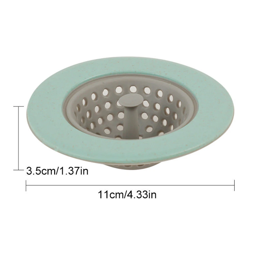 Kitchen Sink Anti-clogging Filter Kitchen Garbage Filter Mesh Silicone Toilet Hair Filter Round Silicone Kitchen Gadget