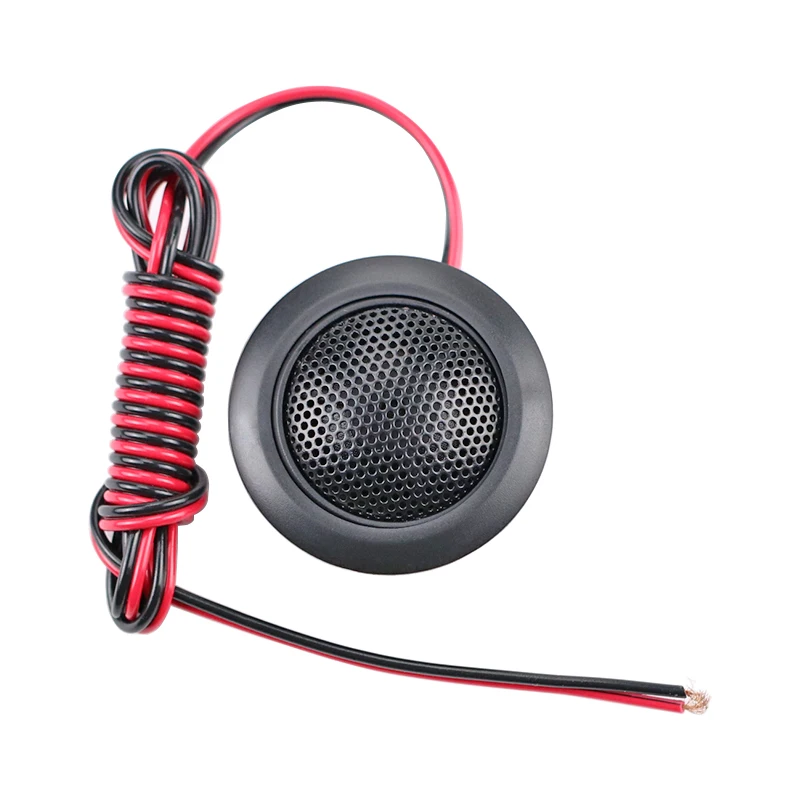 GHXAMP 1.5inch Car Tweeter Speaker Neodymium 4ohm 30W Silk Membrane Treble High-end 3000-20000Hz + Capacitor 2PCS