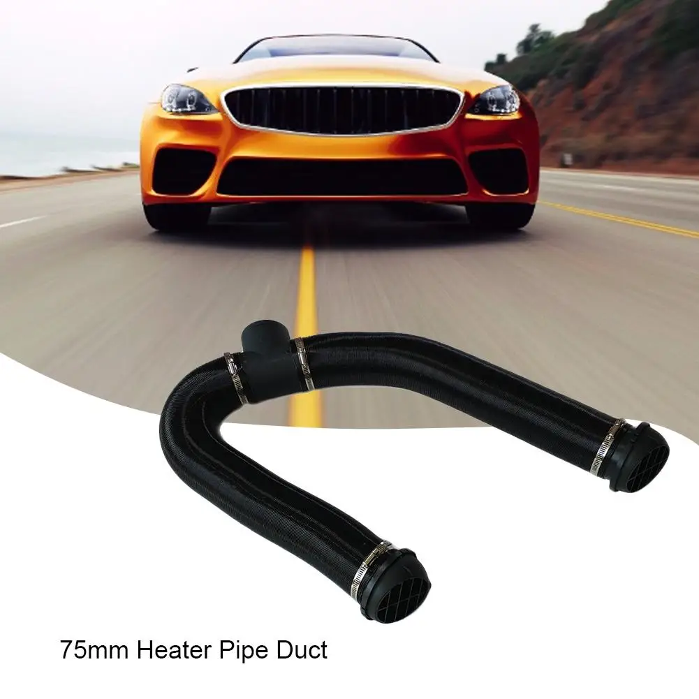 Parking Air Heater Heating Pipe Catheter Heater Replacement Hose Clamp Fitting Heater Pipe Duct 75MM