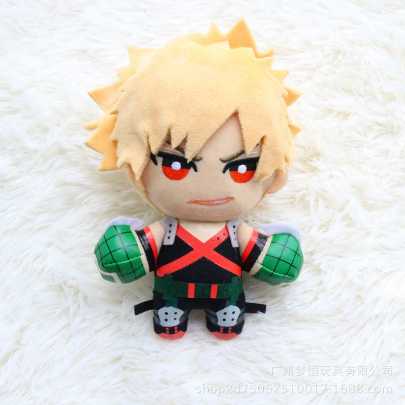 15cm meu herói academia anime izuku midoriya katsuki bakugou shouto todoroki brinquedo pingente de pelúcia macio boneca presente