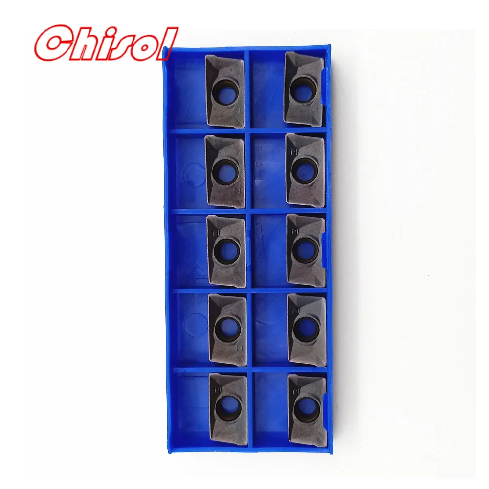 CNC Carbide Milling Inserts APKT160408-PM YBG102 Milling Blade Tips Cutting Tools
