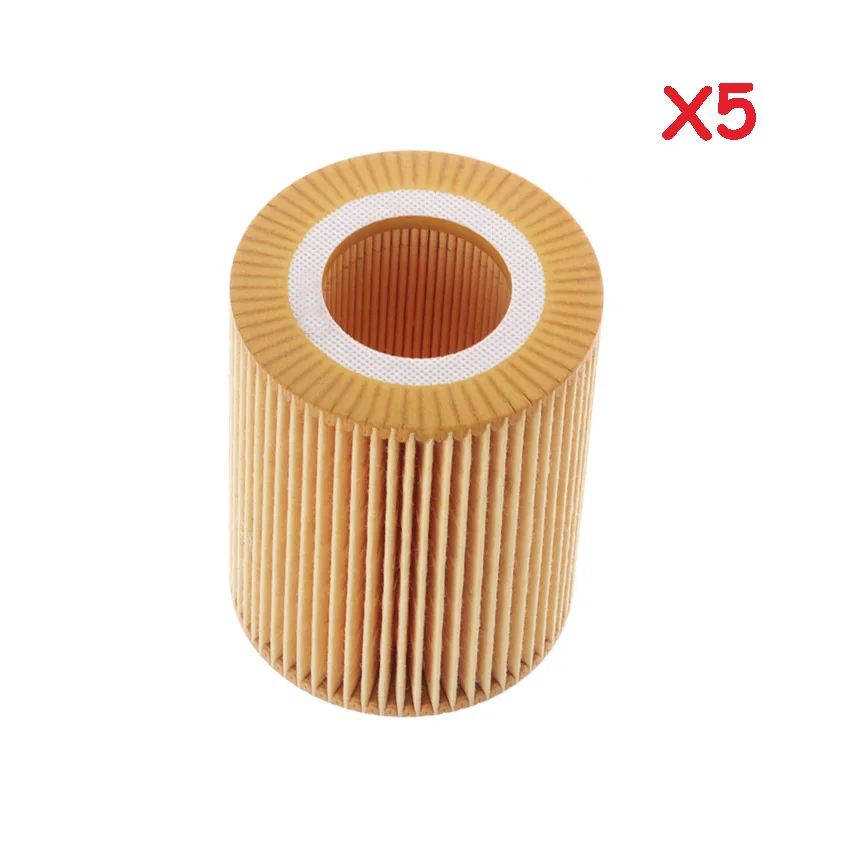 5PCS 11427512300 oil filter for BMW E36 E38 E39 E46 E53 E60 E83 E85 Z3 323i 325i 328i 525i X5 Z4