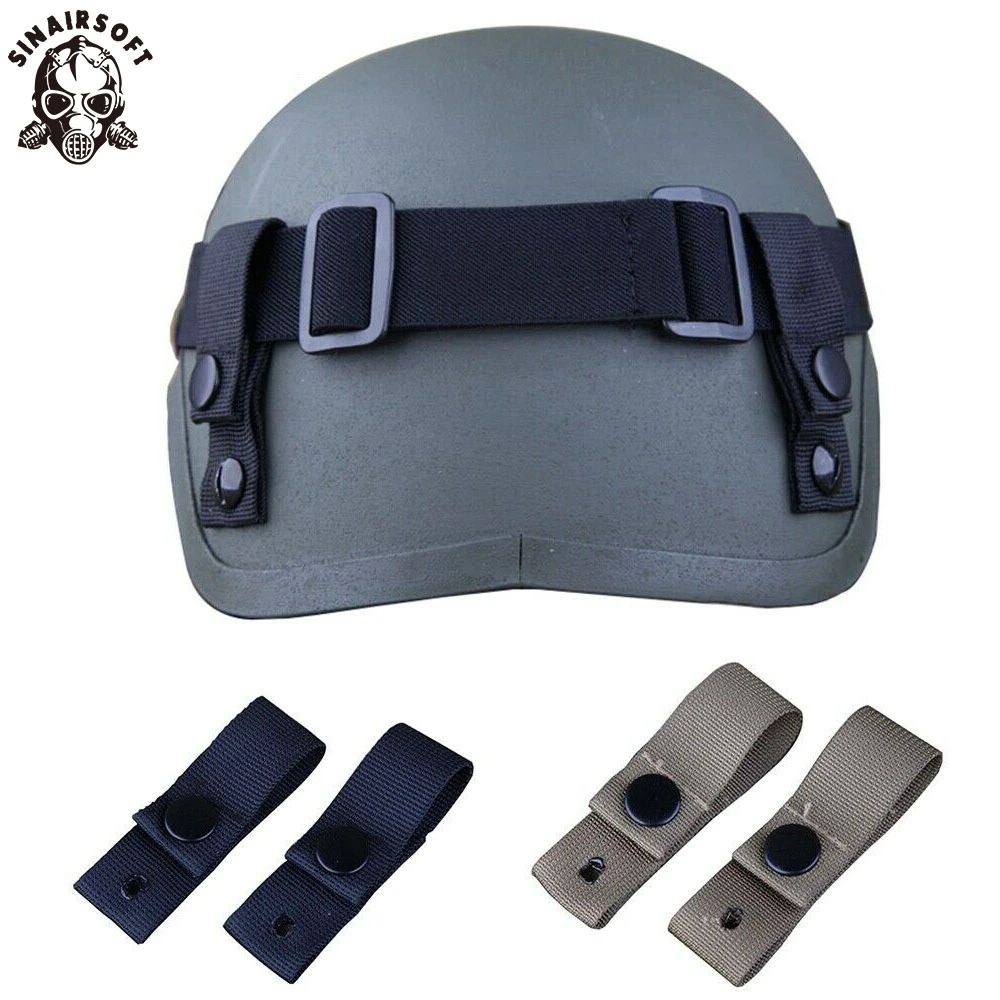 

Tactical Helmet Goggle Sling For MICH 2000 2001 2002 Helmet Airsoft Paintball Civilian Hunting Sports Safety Protective Gear