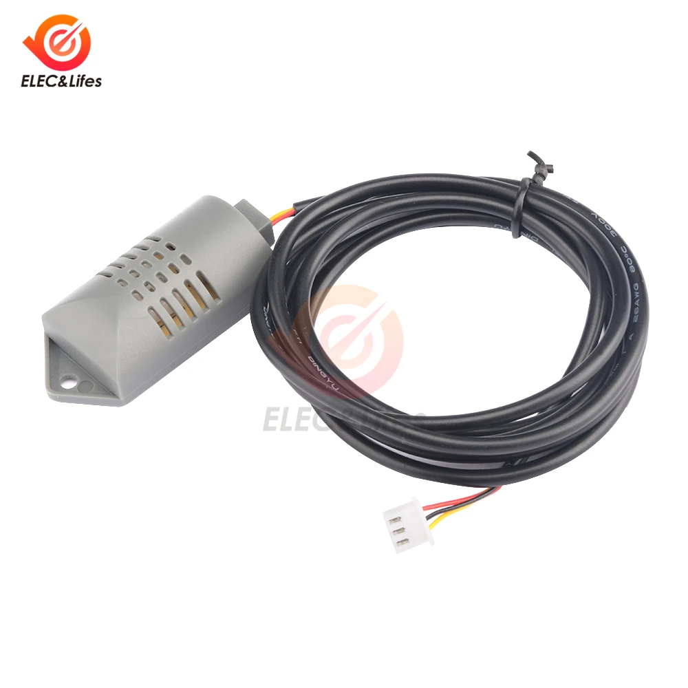 AM2120 Temperature and Humidity Sensor Probe With Case 1M/1.5M Extension Cable For XH-W3005 W3005