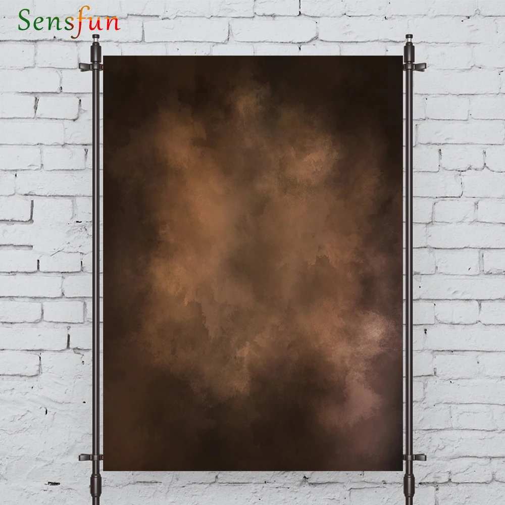 

LEVOO Photography Backdrop Brown Canvas Abstract Texture Prop Fabric Photography Backdrop Photocall Photobooth