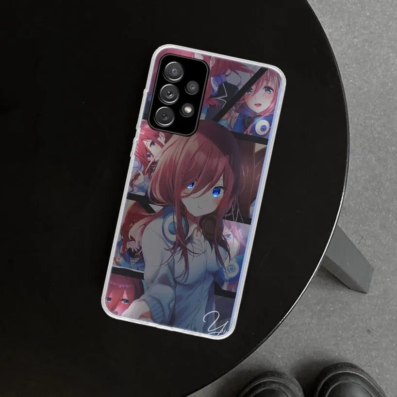 Nakano miku Anime Phone Case for Samsung Galaxy A15 A25 A35 A55 A14 A24 A34 A54 A04S A13 A23 A33 A53 A03S A52 A12 A22 A32 A02S C