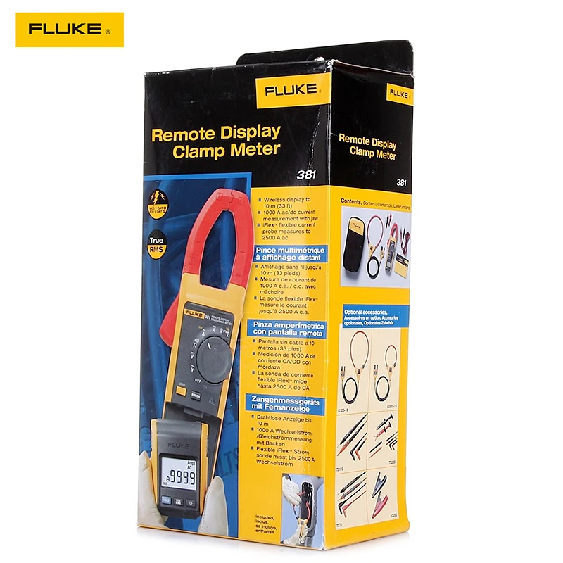 Fluke 381 Remote Display True-rms Clamp Meter iFlex